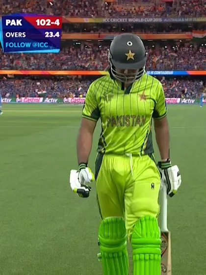 Sohaib Maqsood wicket – IND vs PAK