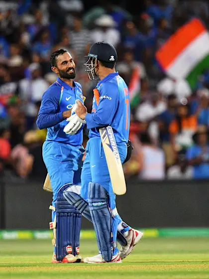Great to watch Dhoni finish off an innings – Dinesh Karthik