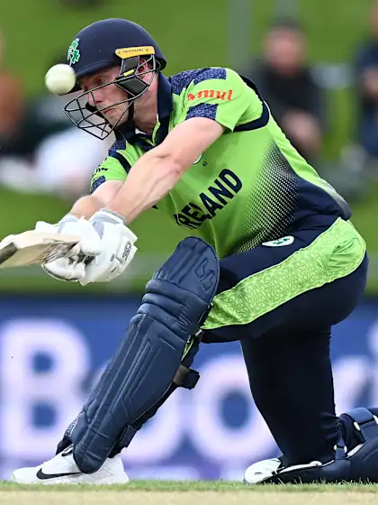 SIX: Lorcan Tucker sweeps into the crowd | T20WC 2022