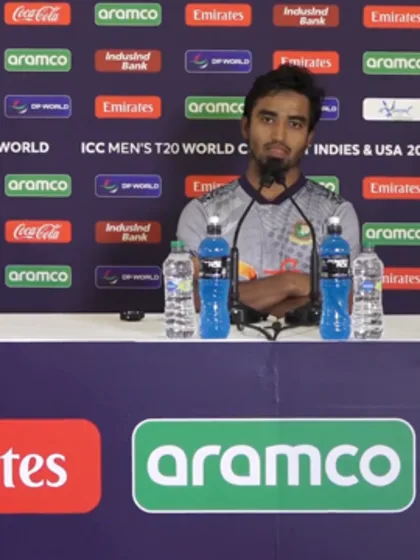 Tanzim Sakib (Bangladesh player) pre-match Press Conference - 15th June 2024