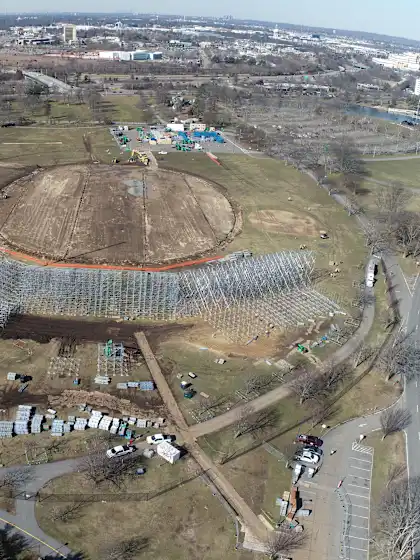 Nassau County International Cricket Stadium celebrates one-month construction as New York gears up for T20 World Cup 2024