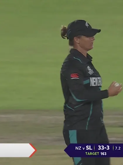 Logo of Chamari Athapaththu - Wicket - New Zealand vs Sri Lanka