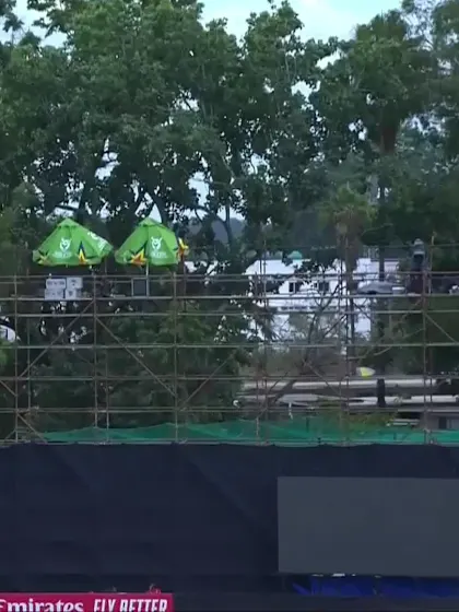 Sameer Ahmed Minhas with a Six vs. Zimbabwe