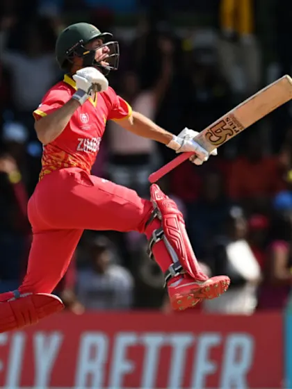 Logo of Sean Williams continues phenomenal form with third tournament ton | CWC23 Qualifier