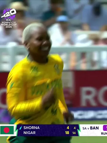 Shorna Akter - Wicket - South Africa vs Bangladesh