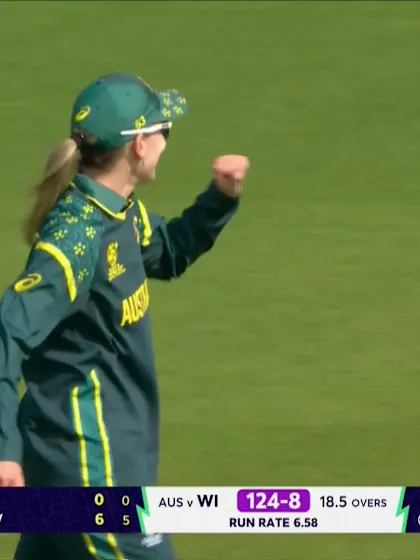 Zaida James - Wicket - West Indies vs Australia