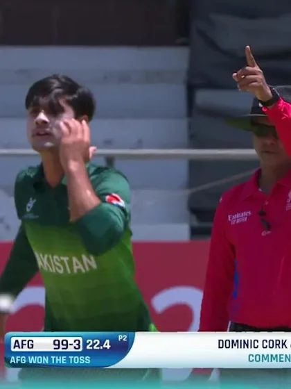 ICC U19 CWC: AFG v PAK – Highlights of Afghanistan's 189