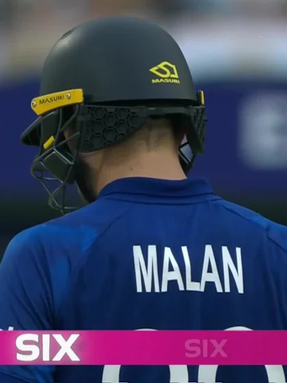 Dawid Malan - Six - England vs Netherlands