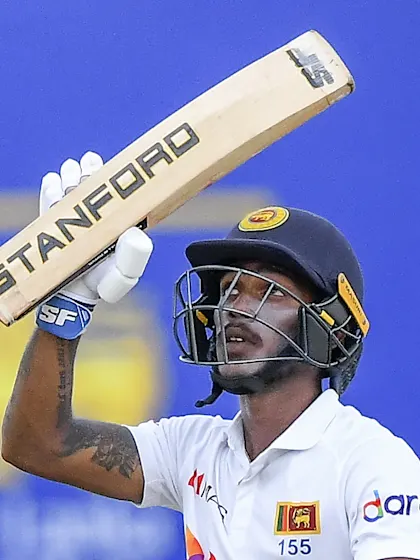 Nissanka shines bright on rain-truncated first day in Galle