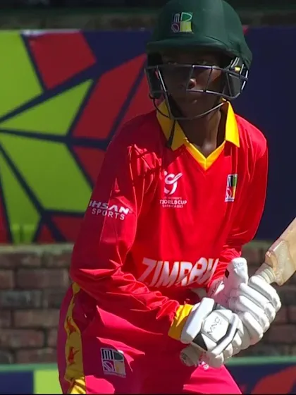 Wicket-Kelis-Ndhlovu-England-U19s-Women v Zimbabwe-U19s-Women ICC U19W T20WC 2023