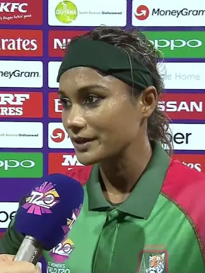 WT20 Match 3: Flash interview with Bangladesh bowler Jahanara Alam