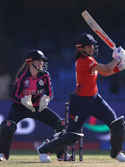 Maia Bouchier unleashes hat-trick of fours in the very first over | WT20WC 2024