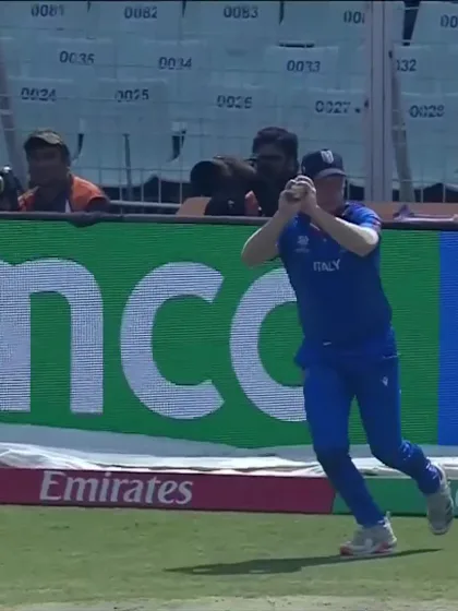 George Munsey - Wicket - Scotland vs Italy