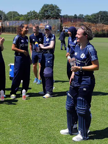 Scotland back in contention after defeating Netherlands in super over on thrilling day of cricket