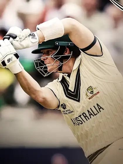 Logo of Steve Smith's fighting fifty for Australia | Player Highlights | WTC25 Final