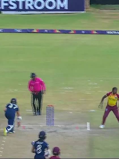 Wicket-Davina-Perrin-England-U19s-Women v West-Indies-U19s-Women ICC U19W T20WC 2023
