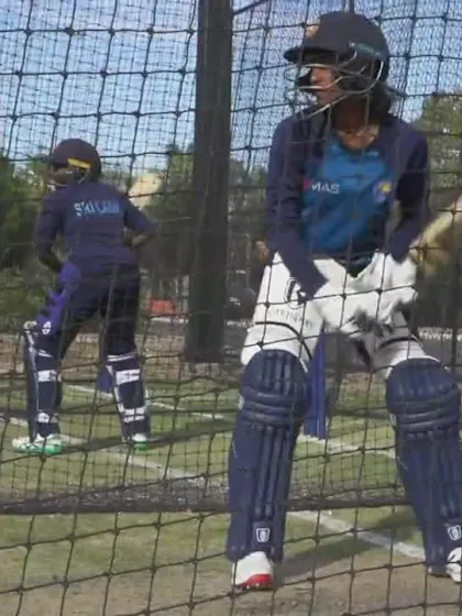 Logo of WT20WC: At the nets – Sri Lanka's Harshitha Madhavi