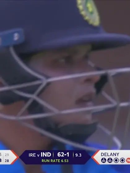 Logo of Shafali Verma - Wicket - India vs Ireland