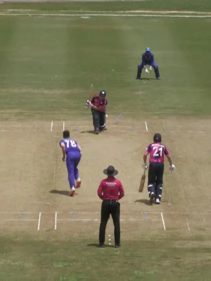 Logo of George Munsey - Wicket - Scotland vs Afghanistan