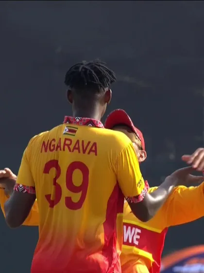 Jiten Ramanandi - Wicket - Zimbabwe vs Oman