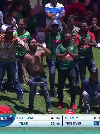 ICC U19 CWC: IND v BAN – Shoriful puts in the dive to save four