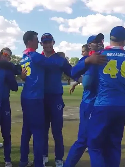 WCL 2, Final: Namibia v Oman – Namibia winning moment