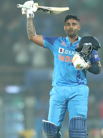 Suryakumar Yadav closes in on all-time T20I rankings record