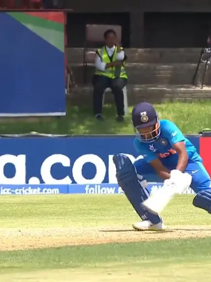 ICC U19 CWC: IND v SL – Veer reverse-scoops for four