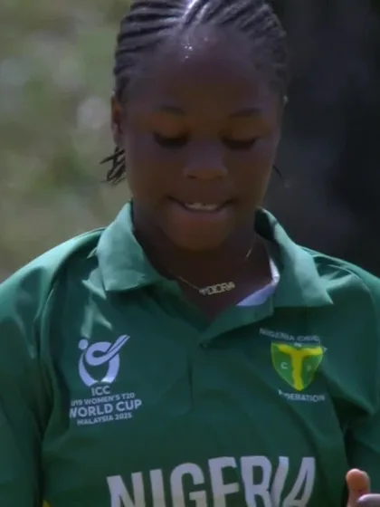 Logo of Annabelle Squires with a Batting vs Nigeria Women Under-19