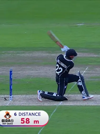 Nissan POTD: Kane Williamson hits Phehlukwayo for six to tie the scores and bring up his hundred