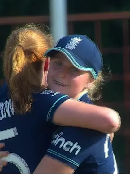 Logo of Wicket-Ashmini-Munisar-England-U19s-Women v West-Indies-U19s-Women ICC U19W T20WC 2023