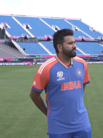 Rohit Sharma (India Captain) at the Nassau County International Stadium in New York