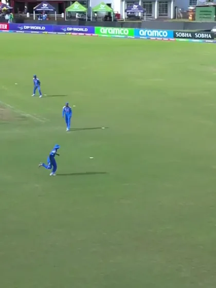 Caleb Falconer with a Four vs. India