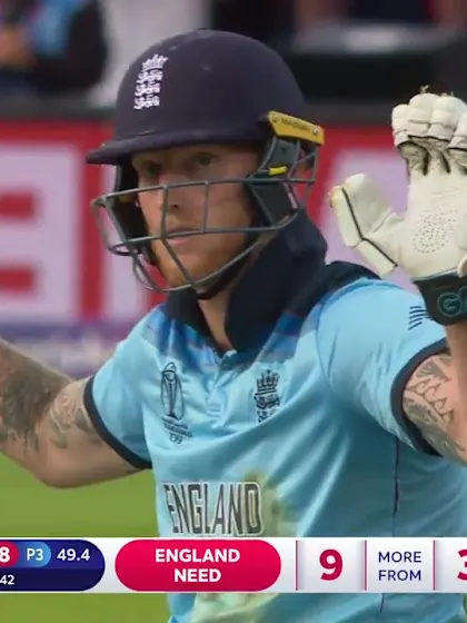 Logo of CWC19 Final: NZ v ENG – Deflection off the bat gives England six!