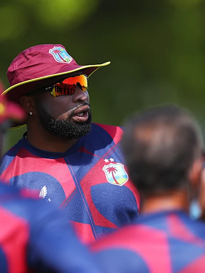 Logo of South Africa and West Indies hunt first victory in Dubai duel