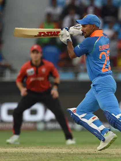 Hong Kong give India a scare, but Dhawan century proves just enough