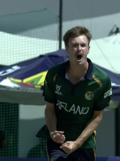 Joshua Dorne - Wicket - West Indies vs Ireland