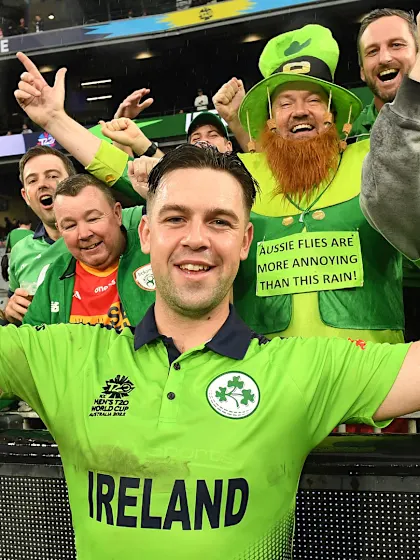 Rain interferes late as Ireland hold off strong England challenge