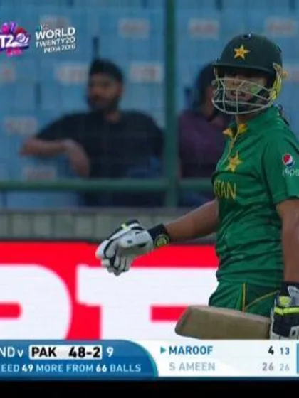 Sidra Ameen Wicket Fall IND V PAK Video ICC Womens WT20 2016