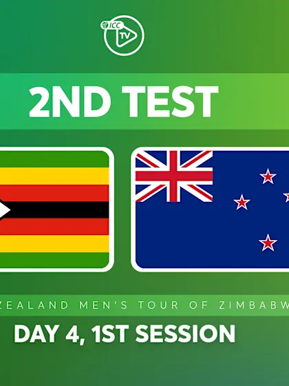 2nd Test, Day 4: Zimbabwe v New Zealand (1st Session)