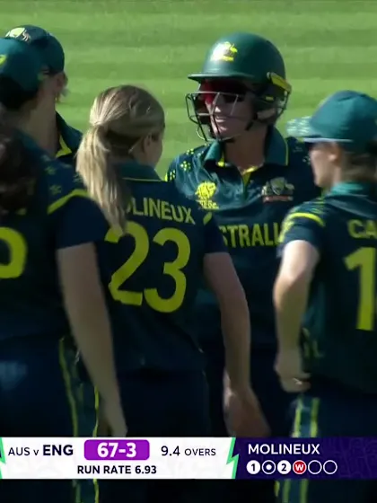Alice Capsey - Wicket - England vs Australia