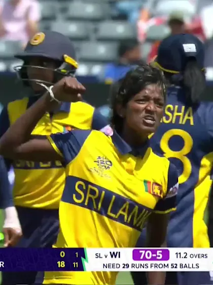 Chinelle Henry - Wicket - West Indies vs Sri Lanka