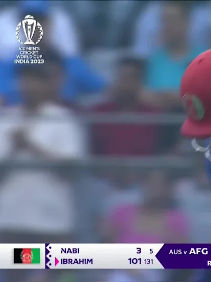 Ibrahim Zadran - Six - Australia vs Afghanistan