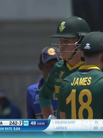 M Kruiskamp with a Six vs. Sri Lanka