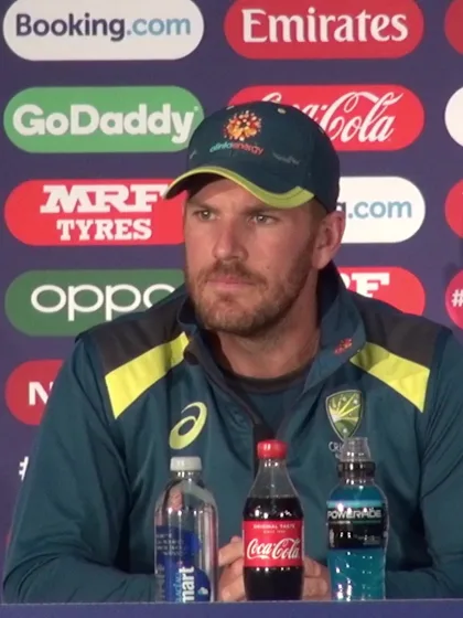 28 June - Lord's - Australia captain Aaron Finch pre-match press conference