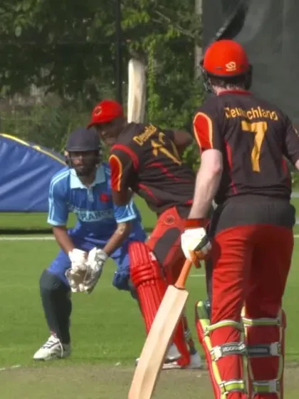 ICC WT20 Europe Qualifier 2018: Germany v France – Germany's Mudasser Muhammed fires 78 from 50