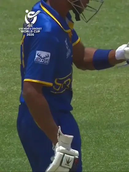 Vimath Dinsara with a Four vs. Ireland