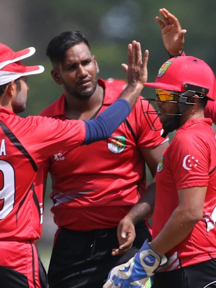 Nepal and Singapore advance to next round of ICC World T20 qualifiers