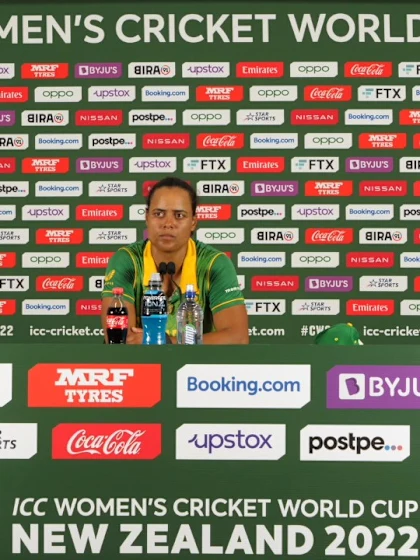 22 March - Wellington - South Africa player Chloe Tryon post-match press conference