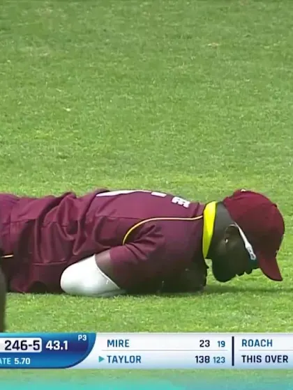 How Zimbabwe's wickets fell against West Indies at CWCQ